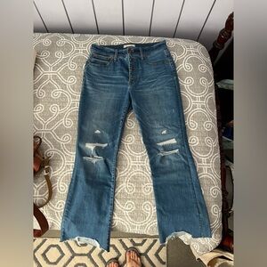 Madewell cali-demi boot, size 29 jeans